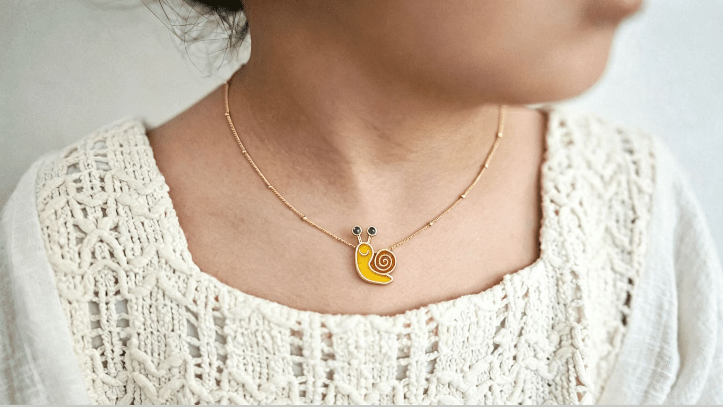 Custom Enamel Pendant Necklace