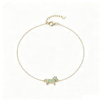 Child's Drawing Custom Enamel Charm – Silver Bracelet