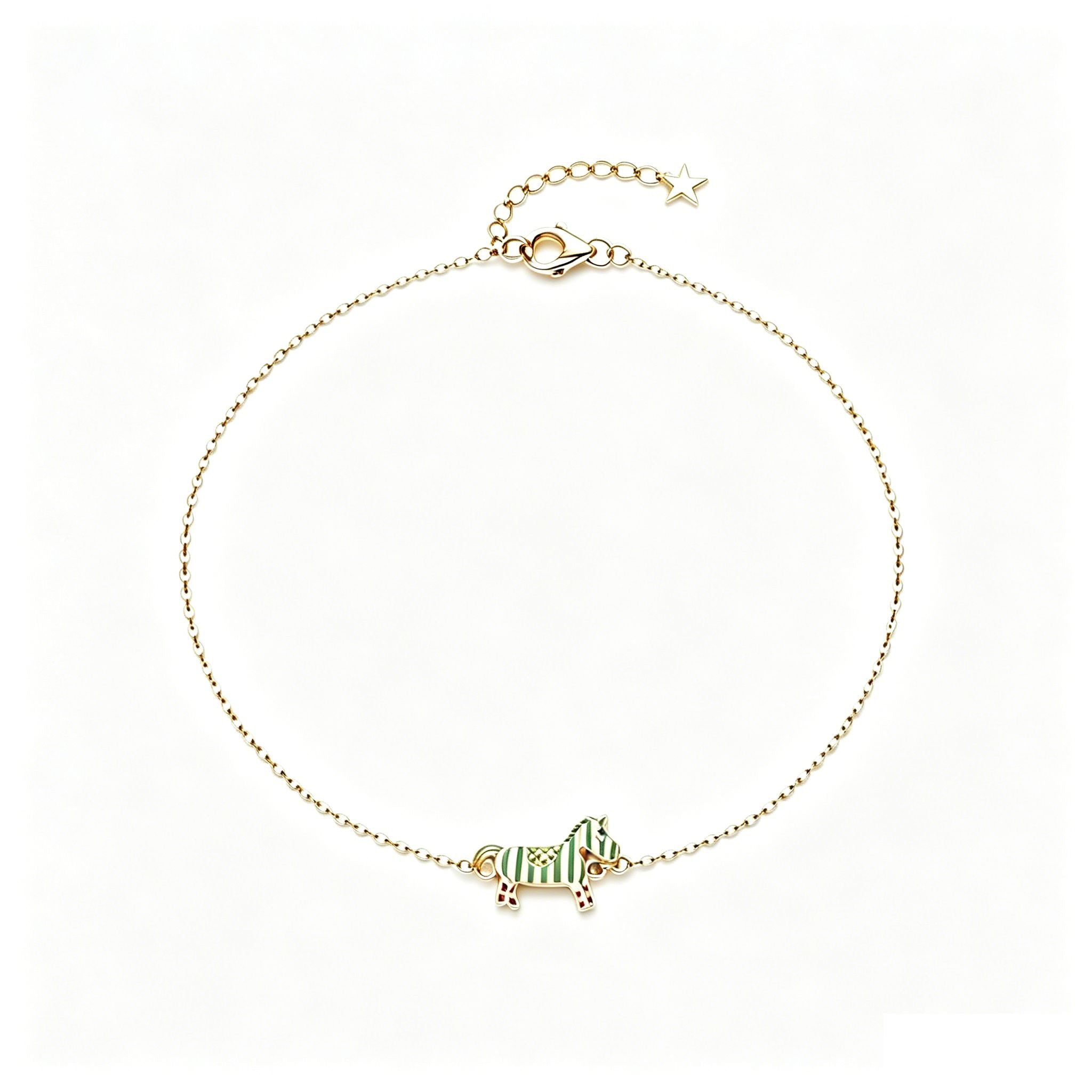 Child's Drawing Custom Enamel Charm – Silver Bracelet