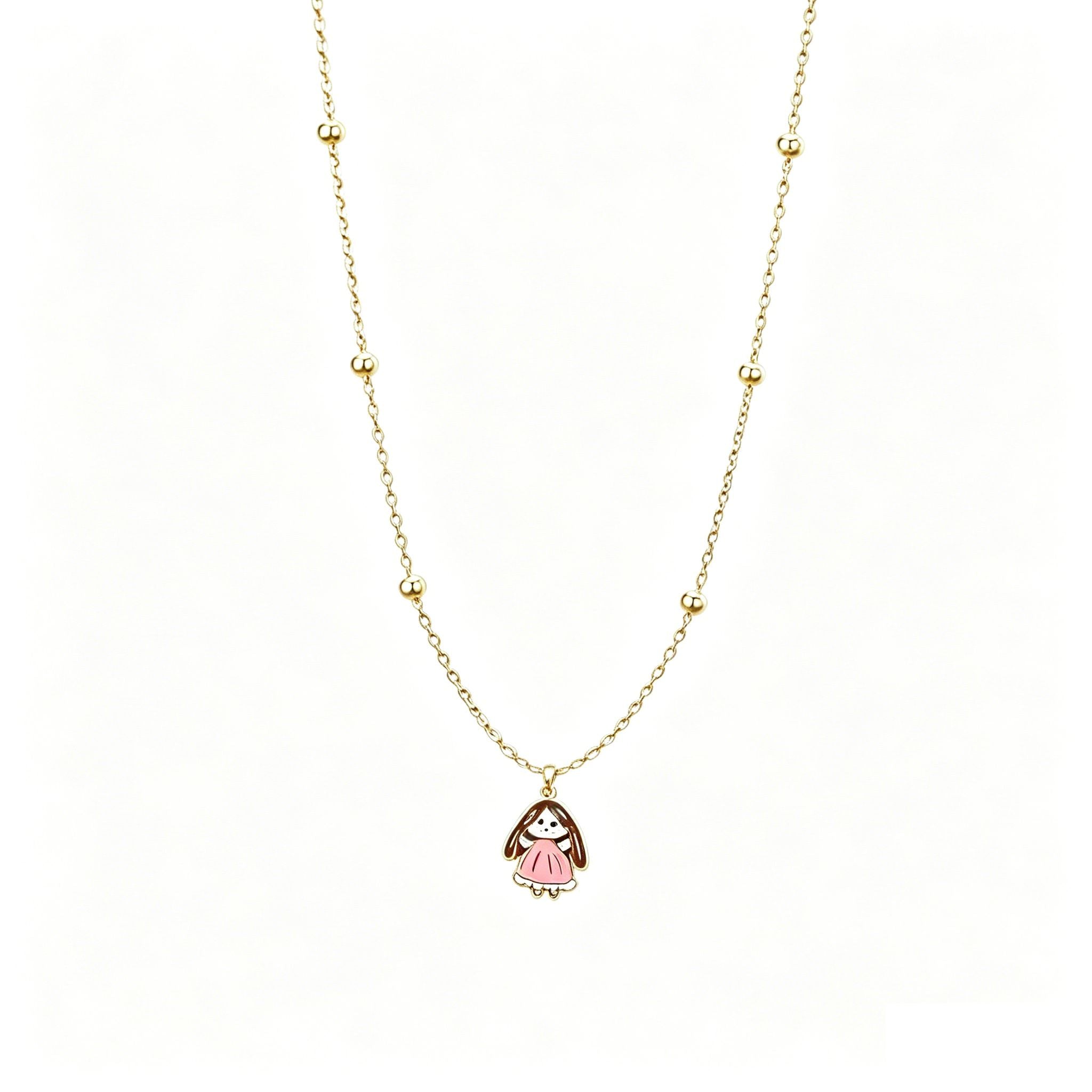 Child's Drawing Custom Enamel Pendant – Silver Necklace